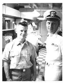 Lt. JG Irvine & Warrant Officer Dennis